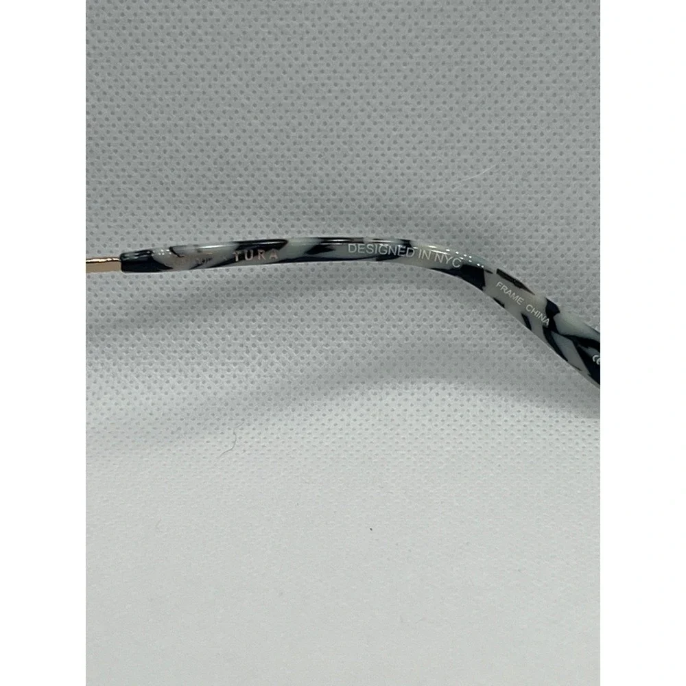 Glemaud‎ x Tura Designer Eyeglasses Frames Burgundy Gold Unique